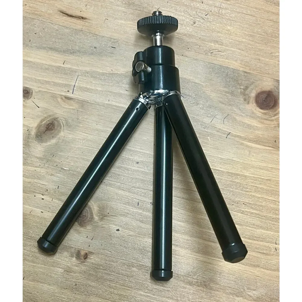 Mini Desk Swivel Tripod for Phone or Point & Shoot Camera with Pouch NEW